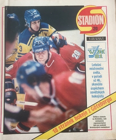 Stadión: Hokej '81: Mimořádné číslo k MS v hokeji 1981 v Göteborgu (20/1981)