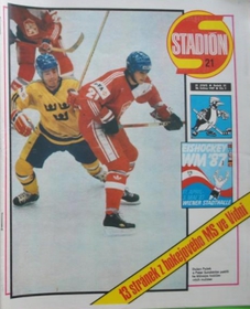 Stadión: Hokej '87: Mimořádné číslo k MS v hokeji 1987 ve Vídni