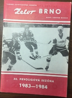 Ročenka Zetoru Brno 1983-1984