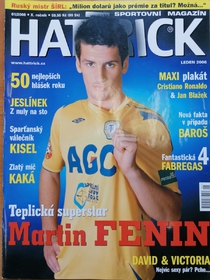 Časopis Hattrick: Teplická superstar Martin Fenin