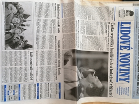 Lidové noviny: Mimořádné vydání po finále olympijského turnaje v Naganu 1996