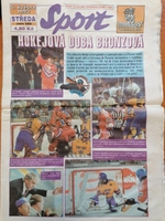 Deník Sport: Mimořádné vydání po mistrovství světa v hokeji 1993