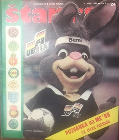 Štart: Fotbal '88 - Mimořádné číslo před ME ve fotbale 1988 v Německé spolkové republice (24/1988)