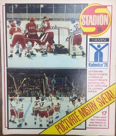 Stadión: Hokej '76: Mimořádné číslo k MS v hokeji 1976 v Katovicích (19/1976)