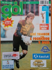 Gól - René Twardzik s rosničkou v noze (12/1998)