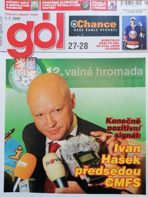 Gól - Ivan Hašek předsedou ČMFS (27-28/2009)
