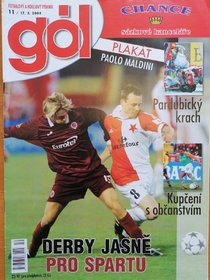 Gól - Derby jasně pro Spartu (11/2004)