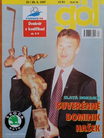 Gól - Zlatá hokejka: Suverénně Dominik Hašek (35/1997)