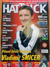 Časopis Hattrick - Vladimír Šmicer: Přinesl štěstí i Bordeaux (1/2006)