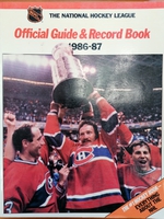 NHL Official Guide & Record Book 1986-87
