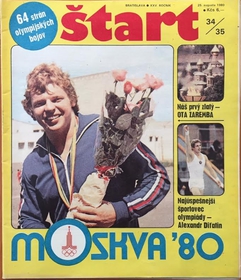 Štart: LOH '80 - Mimořádné číslo k Letním olympijským hrám v Moskvě 1980 (34-35/1980)
