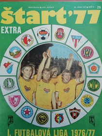 Štart: 1. futbalová liga 1976/77 (25/1977)