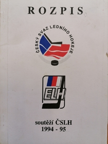 Rozpis soutěží ČSLH 1994 - 1995