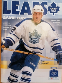 Zápasový program Toronto Maple Leafs - Nashville Predators (6.1.2004)