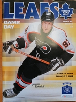 Zápasový program Toronto Maple Leafs - Philadelphia Flyers (17.1.2004)