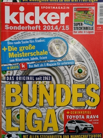Sportmagazin Kicker: Mimořádné číslo před startem Bundesligy 2014/2015