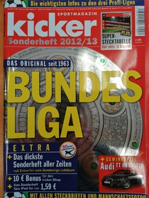 Sportmagazin Kicker: Mimořádné číslo před startem Bundesligy 2012/2013