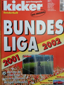 Sportmagazin Kicker: Mimořádné číslo před startem Bundesligy 2001/2002