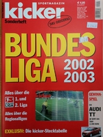 Sportmagazin Kicker: Mimořádné číslo před startem Bundesligy 2002/2003
