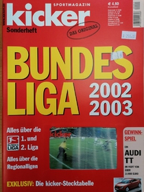 Sportmagazin Kicker: Mimořádné číslo před startem Bundesligy 2002/2003