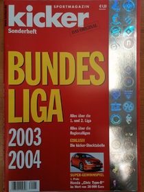 Sportmagazin Kicker: Mimořádné číslo před startem Bundesligy 2003/2004