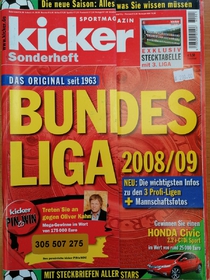 Sportmagazin Kicker: Mimořádné číslo před startem Bundesligy 2008/2009