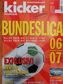Sportmagazin Kicker: Mimořádné číslo před startem Bundesligy 2006/2007
