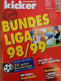 Sportmagazin Kicker: Mimořádné číslo před startem Bundesligy 1998/1999
