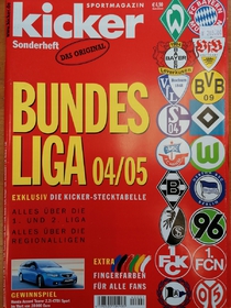 Sportmagazin Kicker: Mimořádné číslo před startem Bundesligy 2004/2005