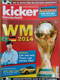 Sportmagazin Kicker: Mimořádné číslo před mistrovstvím světa 2014