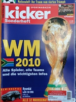 Sportmagazin Kicker: Mimořádné číslo před mistrovstvím světa 2010