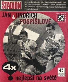 Stadión: Jan a Jindřich Pospíšilové 4x nejlepší na světě (45/1970)
