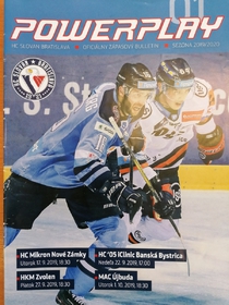 Zápasový program HC Slovan Bratislava (1-2019/2020)