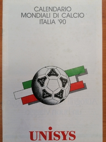 Oficiální program MS ve fotbale 1990 v Itálii