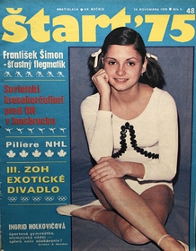 Štart '75: Ingrid Holkovičová - olympijská naděje v gymnastice (48/1975)