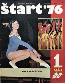Štart '76: Jitka Rabušicová - sportovní gymnastika (17/1976)