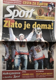Deník Sport: Vydání z 25.5.2010 Zlato je doma!