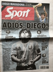 Deník Sport: Vydání z 26.11.2020 Adiós, Diego!