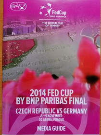 Media Guide Fed Cup Česko - Německo (8.-9.11.2014)