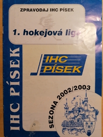 Zpravodaj IHC Písek - HC Dukla Jihlava (26.10.2002)