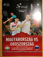 Oficiální program Davis Cup Maďarsko - Rusko (15.-17.9.2017) (maďarsky)