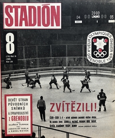 Stadión: Číslo k Zimním olympijským hrám v Grenoblu 1968 (8/1968)