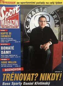 Sport magazín: Daniel Křetínský trénovat nikdy nebude