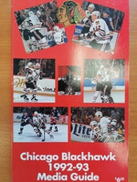 Chicago Blackhawks - Media Guide 1992-1993