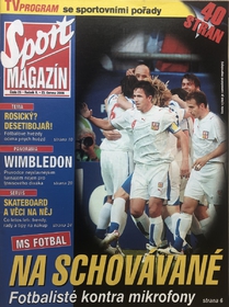 Sport magazín: Fotbalisté kontra mikrofony