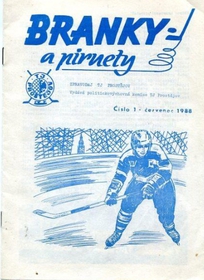 Hokejový zpravodaj TJ Prostějov číslo (1/1988)