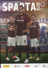 Program Sparta do toho: AC Sparta Praha - Chelsea FC (14.2.2013)