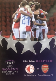 Program ŽENY: SK Slavia Praha  - Arsenal Women FC (16.10.2019)