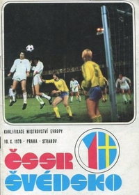 Program ČSSR - Švédsko (10.10.1979)