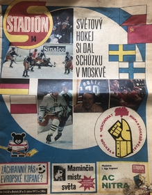 Stadión: Světový hokej si dal schůzku v Moskvě (14/1973)
